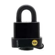 Yale Padlock W/Proof High Sec. Black 71mm