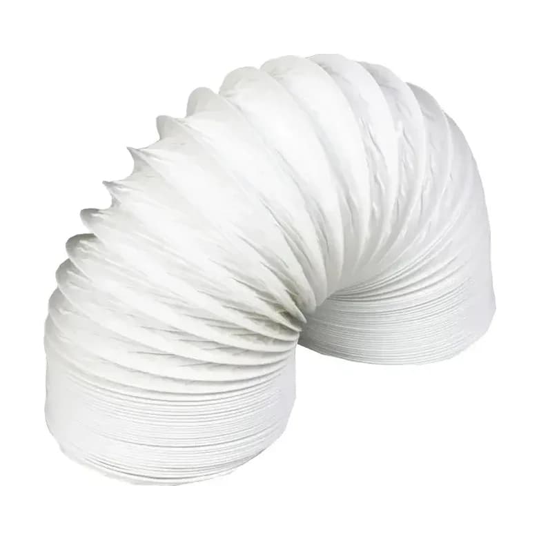 White Flexible 100Mm Ducting 3M
