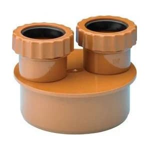 Aquaflow UGW40-40 double underground waste adaptor