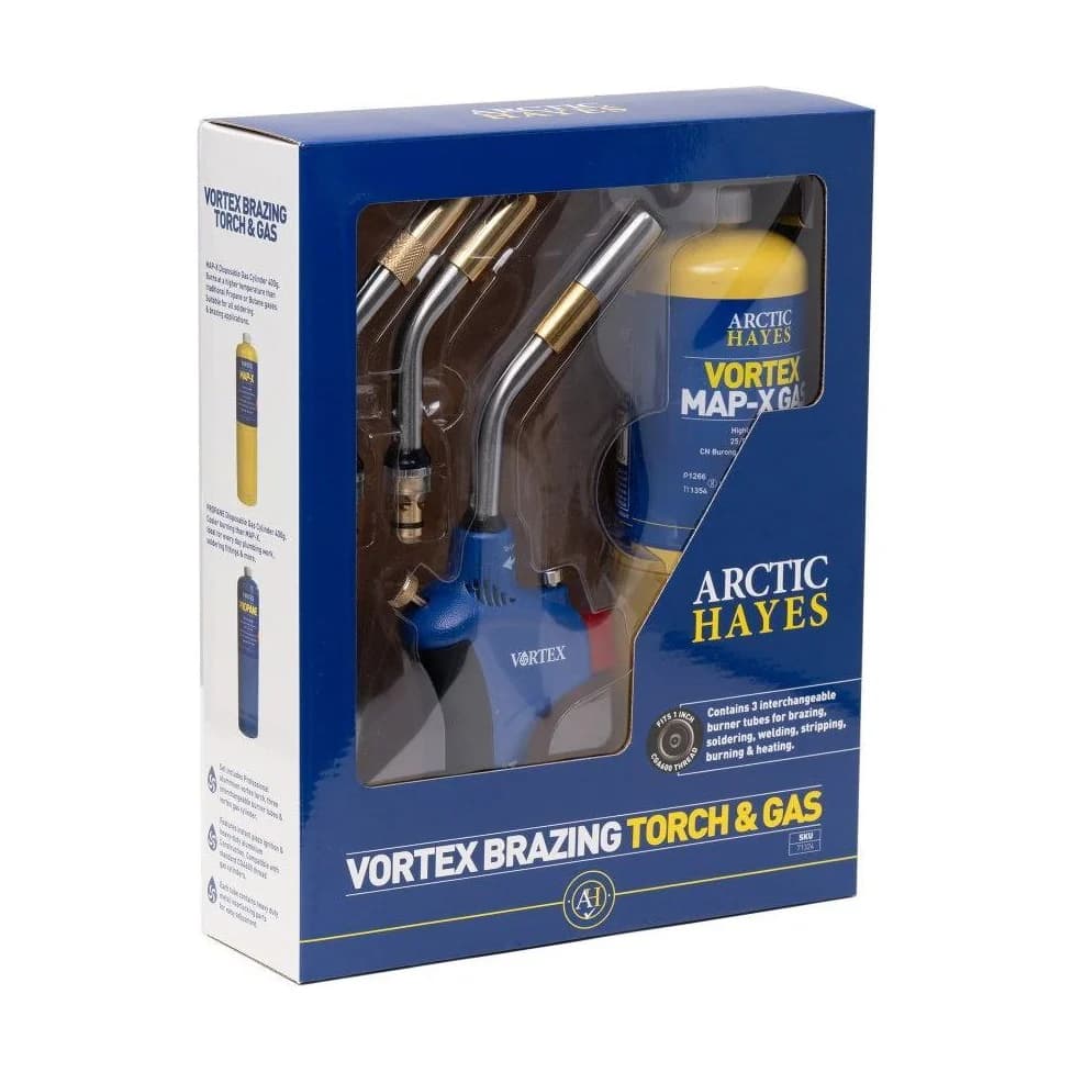 Arctic Hayes Vortex VT3 Brazing Torch Pack Map-X VT3GBOXM