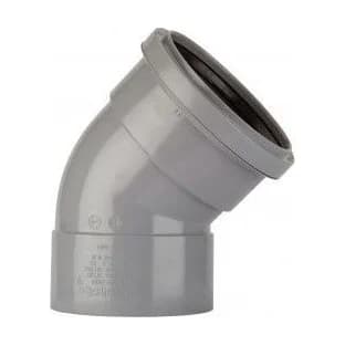 50mm 201.2.135 Grey 135deg Double Socket Swept Bend