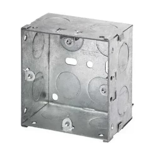 Metal Box Socket 35mm Single