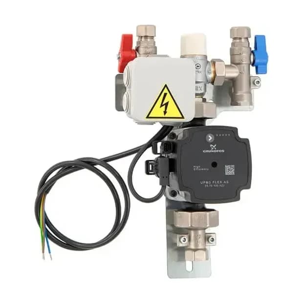 Single Loop UFH Pump Mixer Nickel Plated