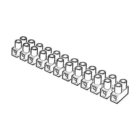 15 Amp Connector Strip - 12 Way - 11521