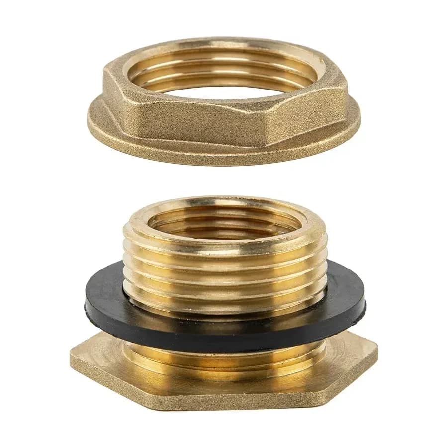 Water Butt Brass 1" BSP Male - 3/4" BSP Female