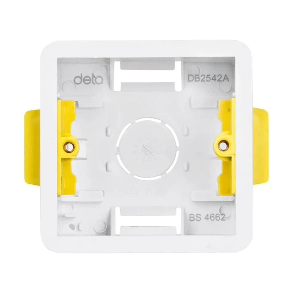 Deta 1 Gang 46mm Dry Lining Box - DB2542