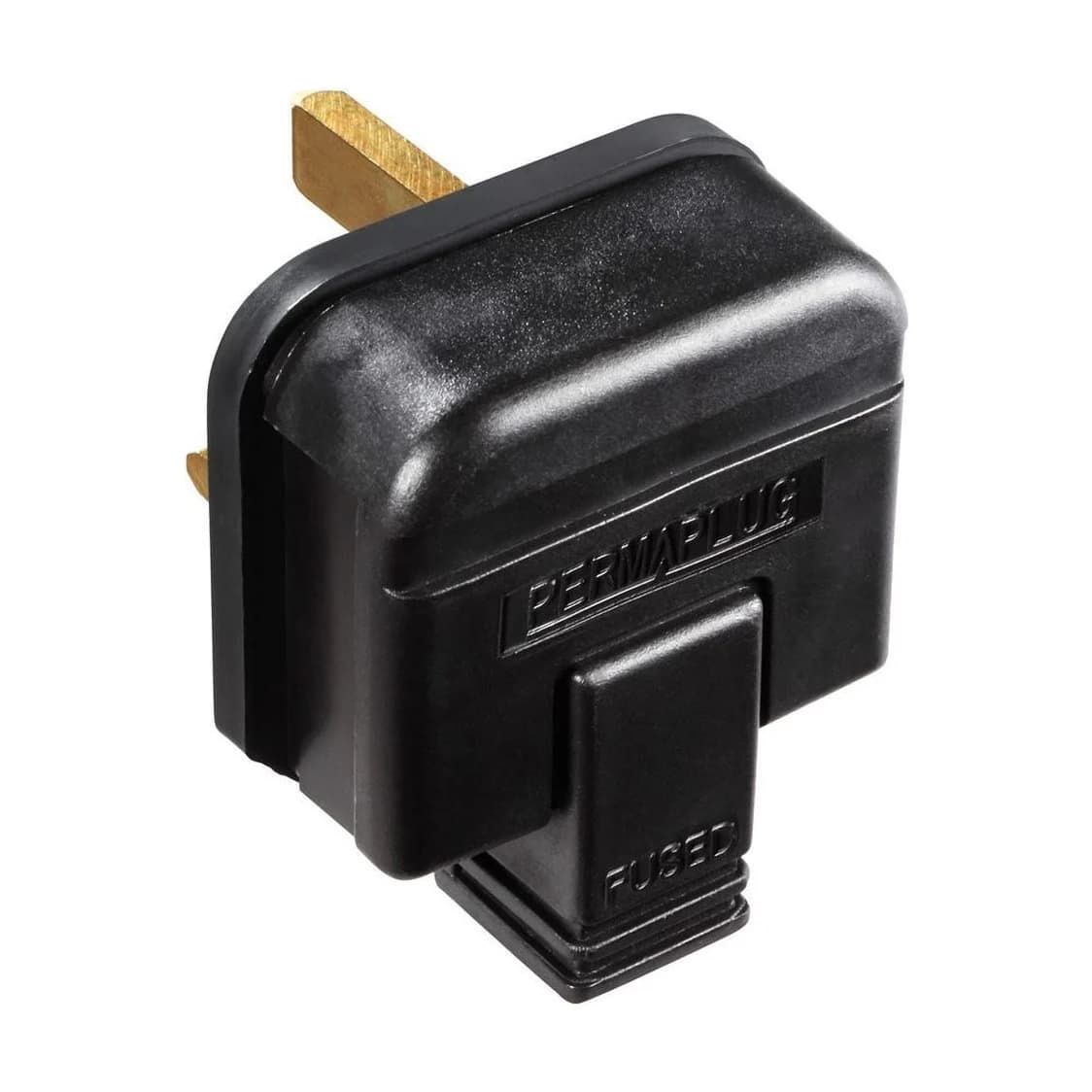 Masterplug 13A Heavy Duty Plug Black HDPT13B-01