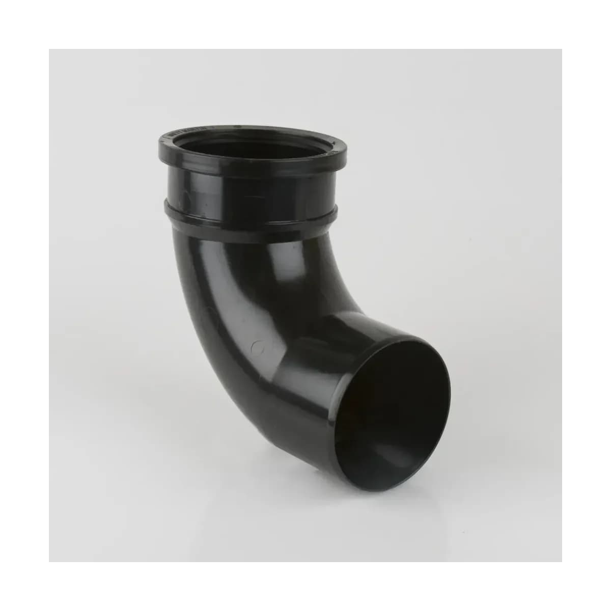 Brett Martin Pushfit 110mm 90* Single Socket Bend Black