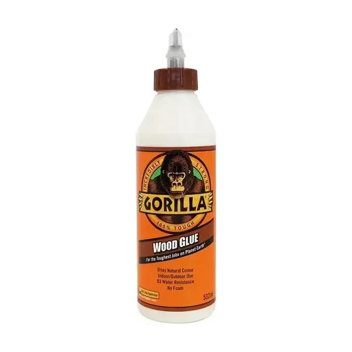 Gorilla PVA Wood Glue, Water-Based, 532ml