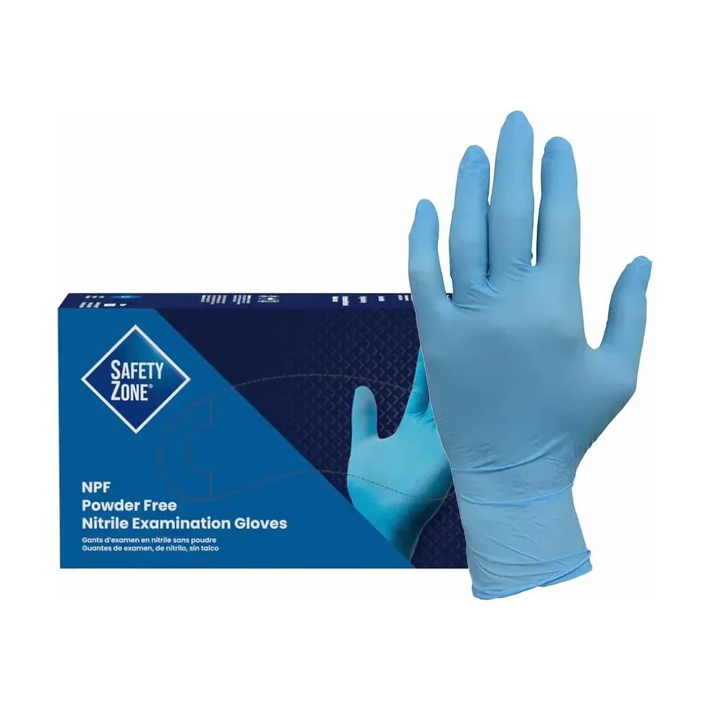 Nitrile Powder Free Blue Examination Gloves