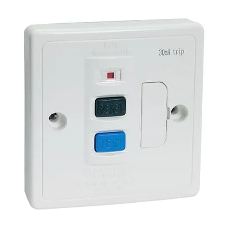 RCD Single Spur-13A,30mA-WHI