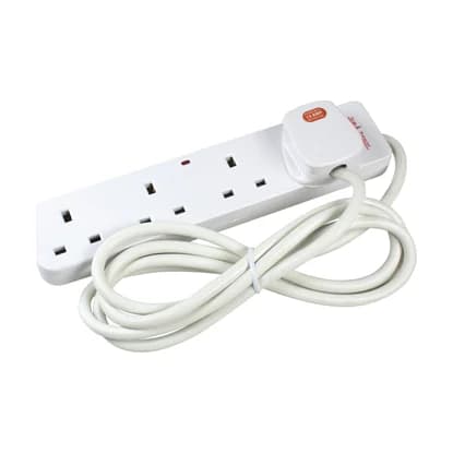 EXT Lead 4G Plug + 2m Cable + Neon