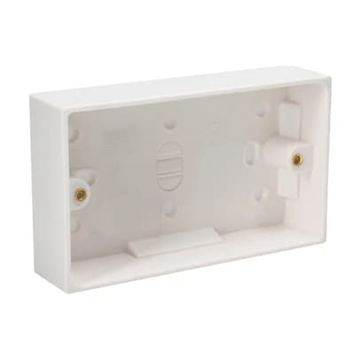 Pattress Box 35mm Twin