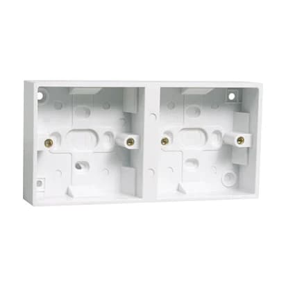 Pattress Box 2 Gang 32mm Dual (CEDPB232D)