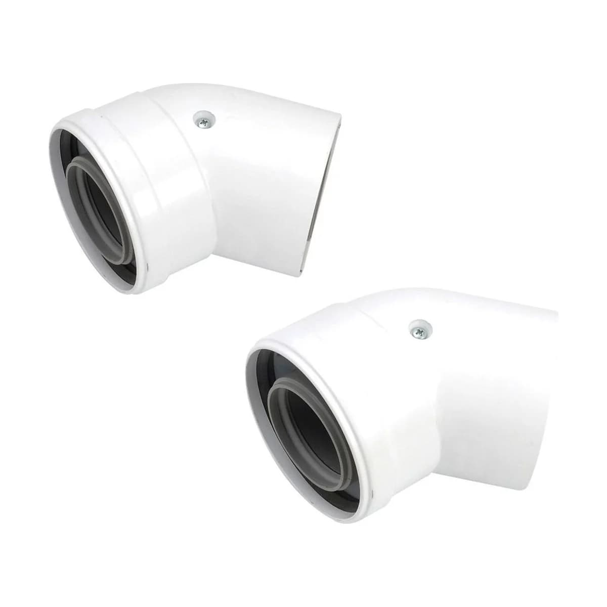 Worcester Bosch 45 Degree Boiler Flue Bend 60/100mm 2 Pack 7716191085