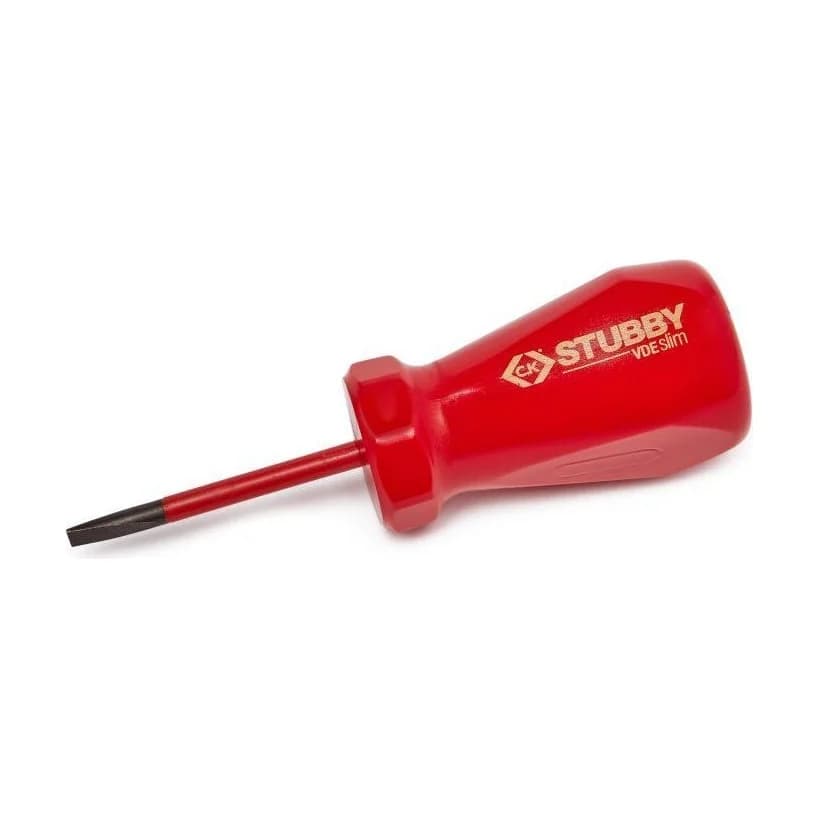 Stubby VDE Slim Screwdriver