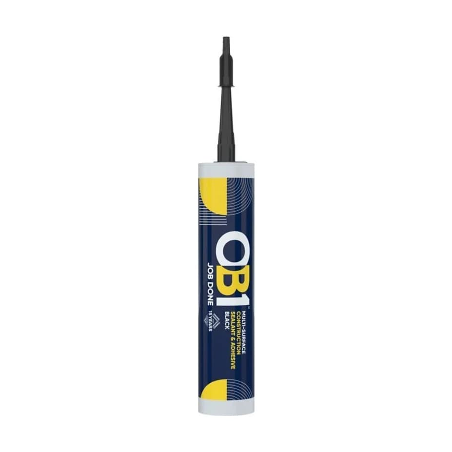 OB1 Hybrid Black Hybrid General-purpose Adhesive, sealant & filler, 290ml
