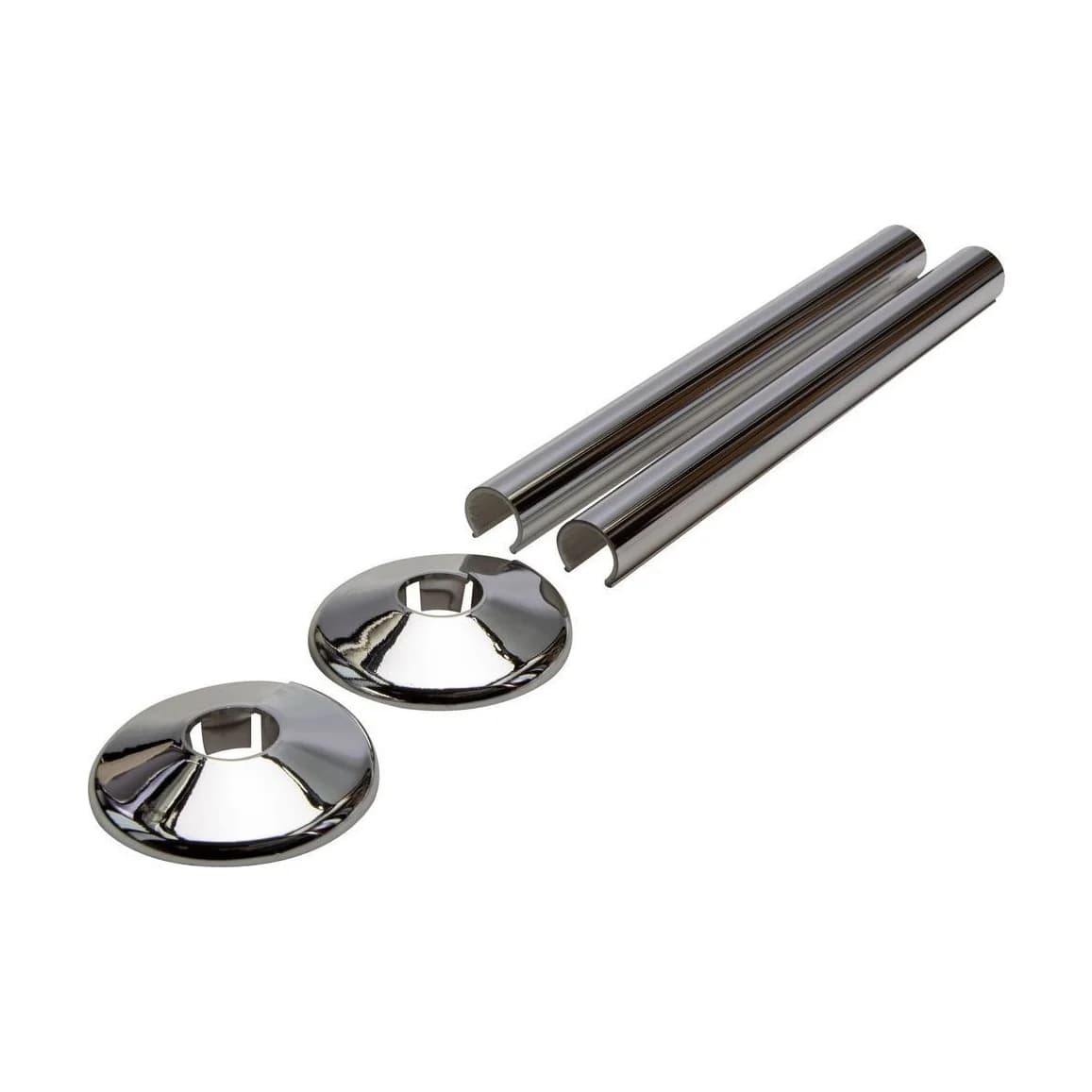 Snappit 15mm Chrome Kit 2 Contains 2 x 200mm Snappit & 2 x 18mm Collars