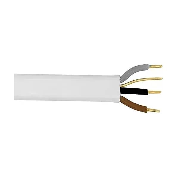 1mm 6243B White 3 Core & Earth LSF