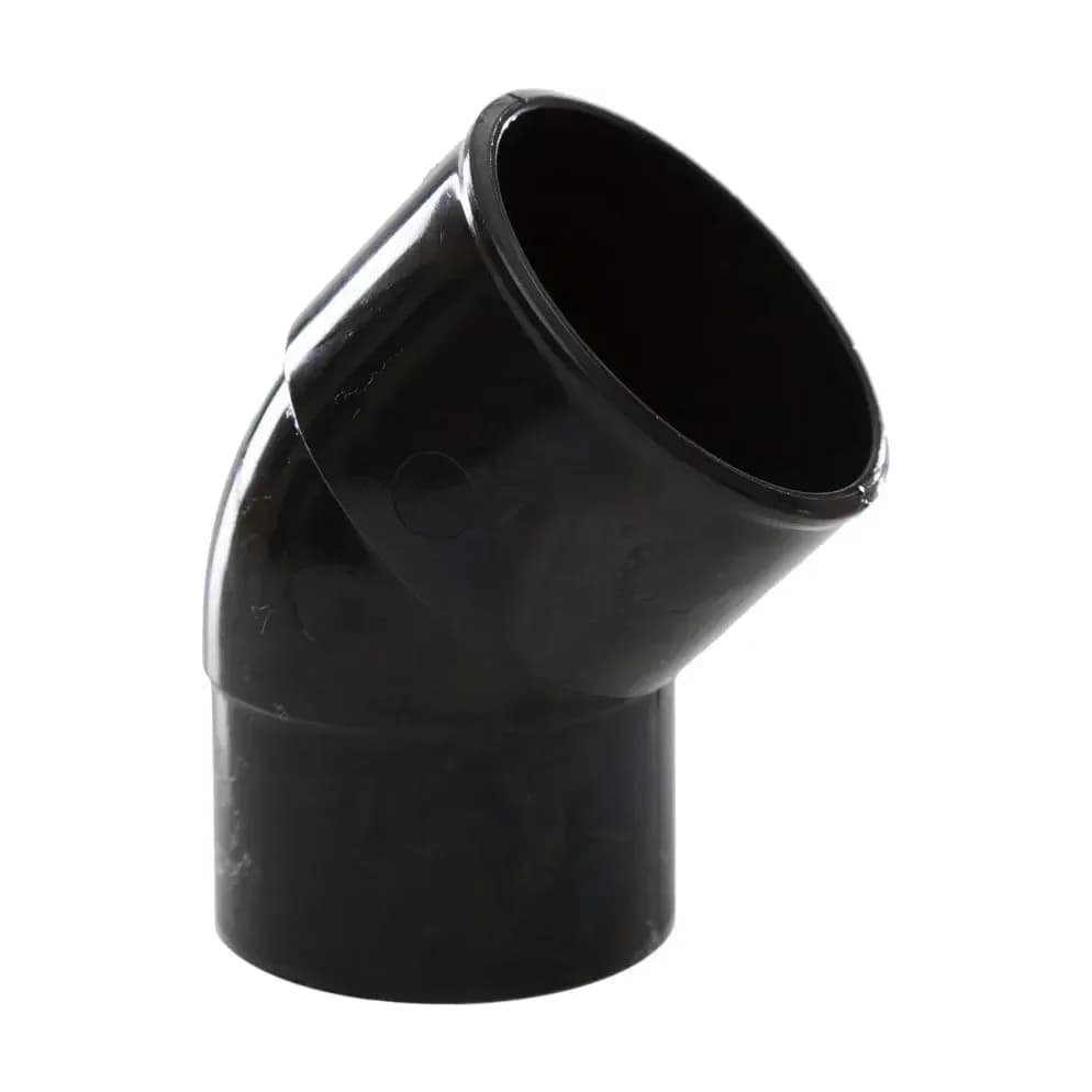 Aquaflow 40mm Solvent Waste Spigot Bend 45 Black