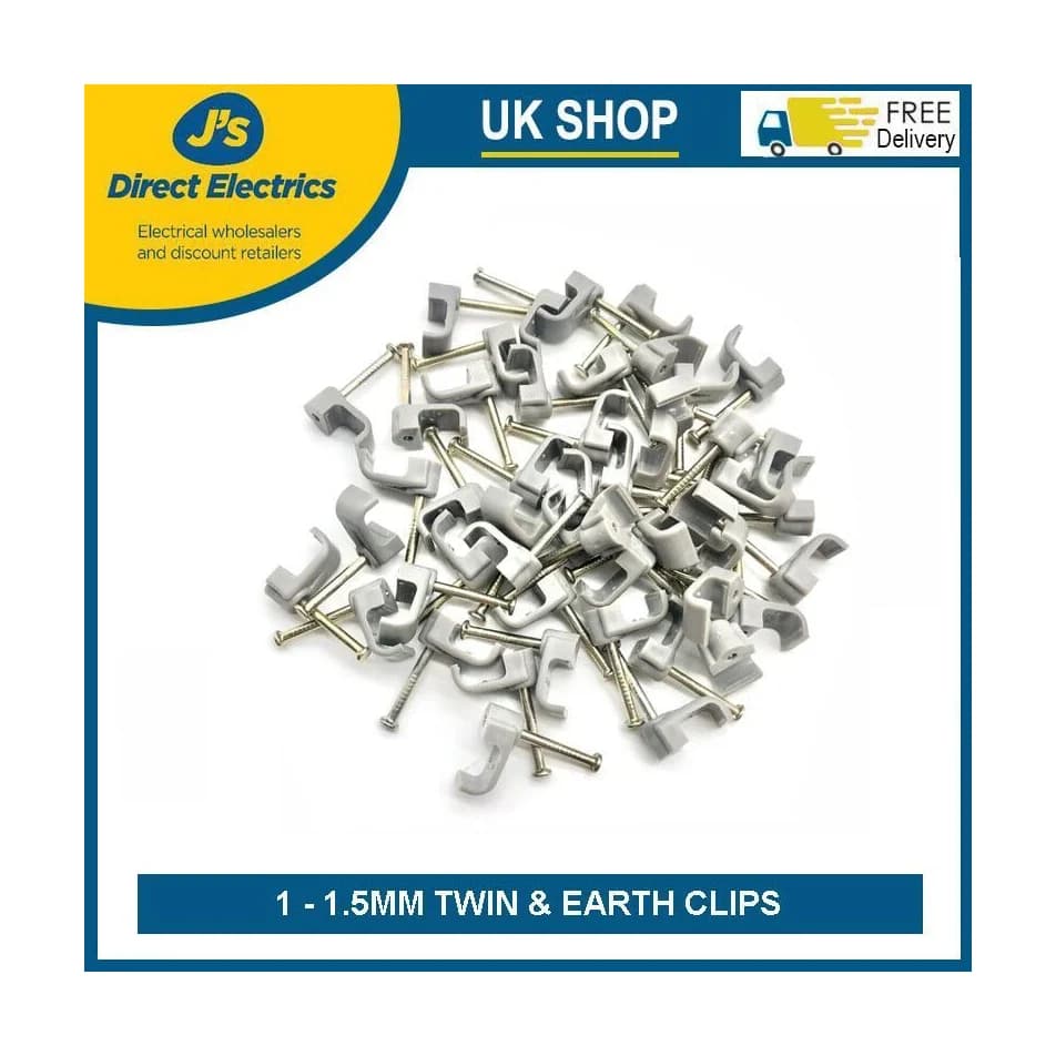 1mm FT&E Double Grey Clips