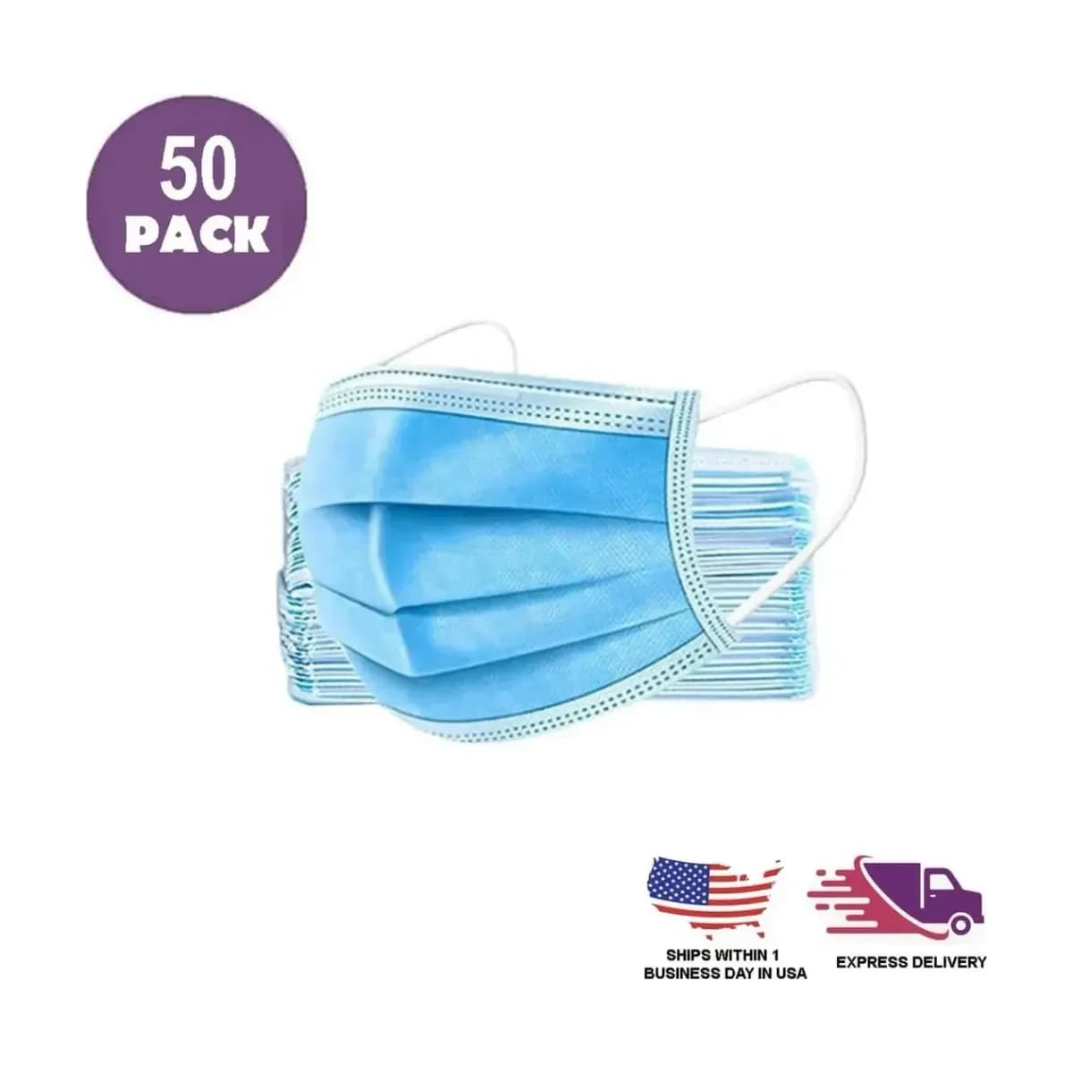 Face Mask Pack of 50