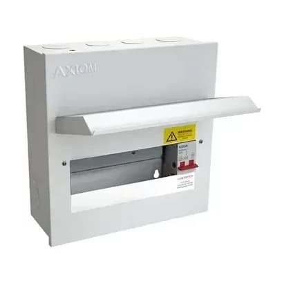 CED Axiom MCU10S Metal 8 Ways C/U Fitted with Isolator 2P 100A