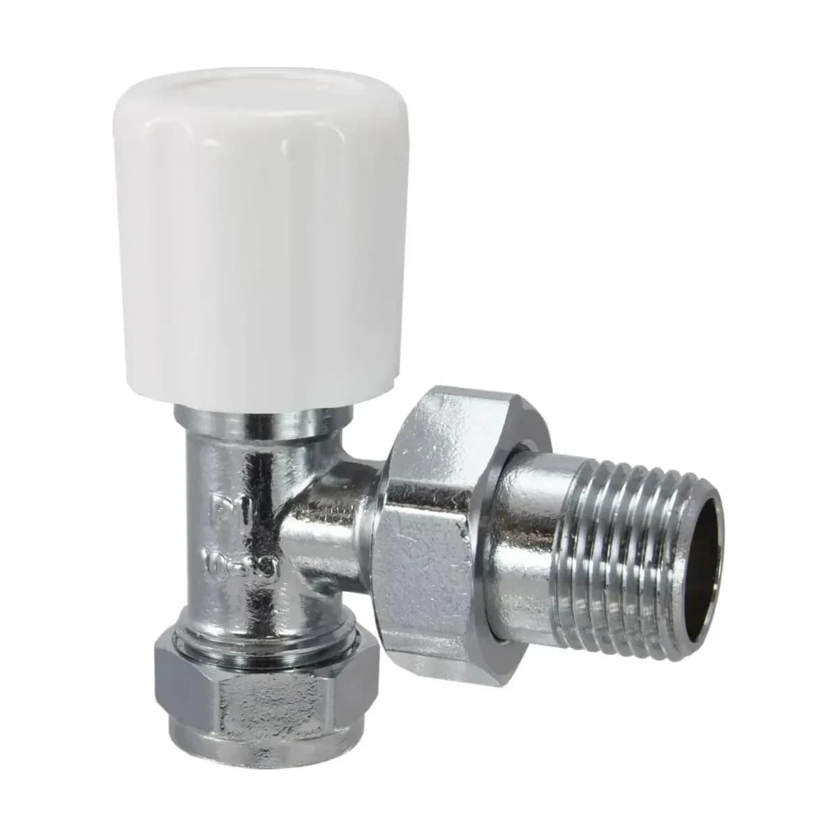 15mm Chrome Trent Angled Radiator Valve