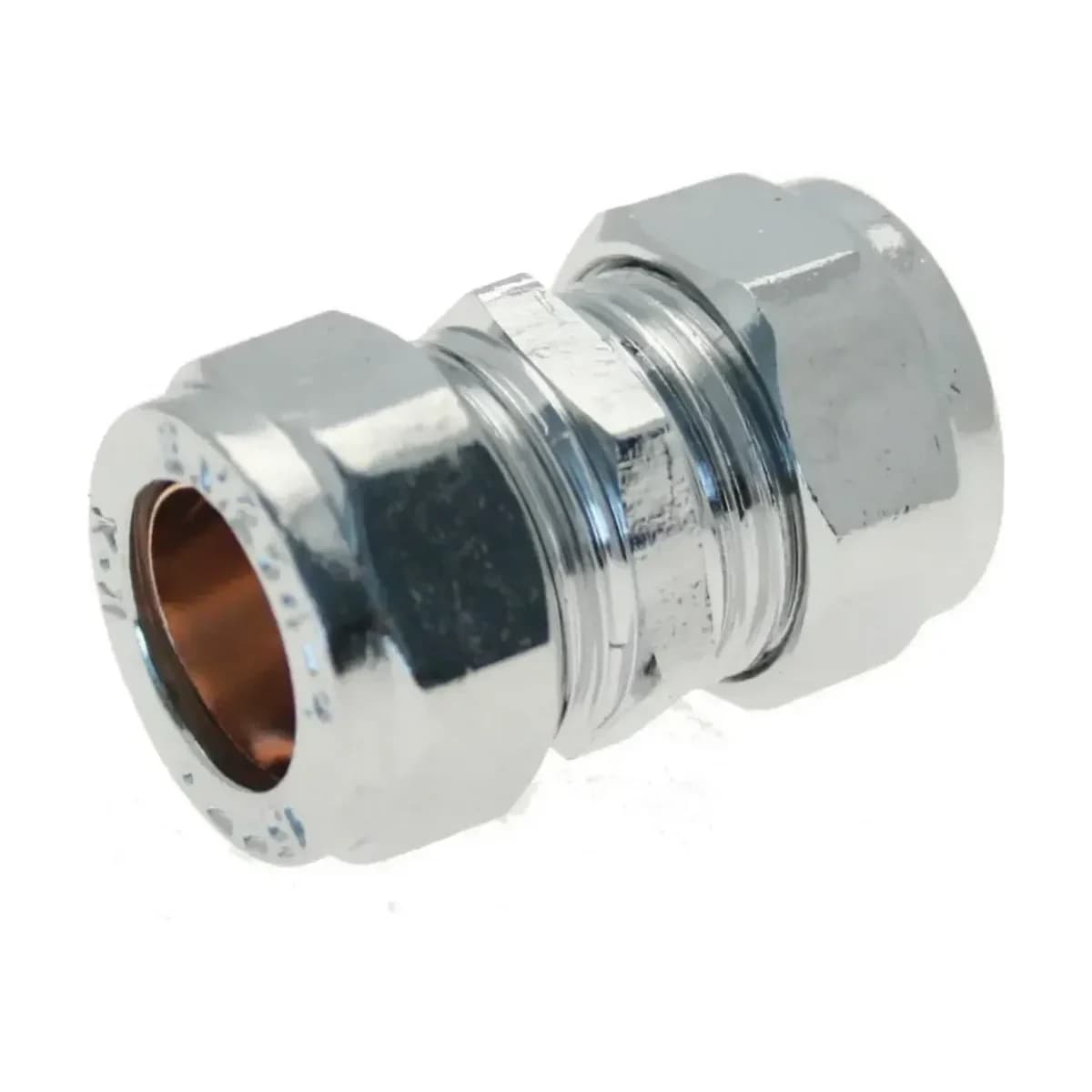 Compression Coupler - Chrome
