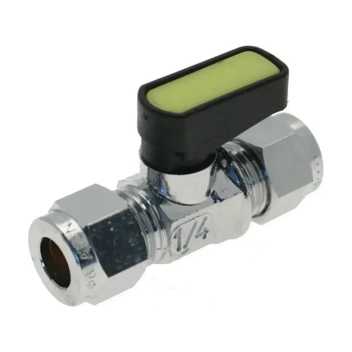 10mm Straight Mini Lever Ball Valve GLO