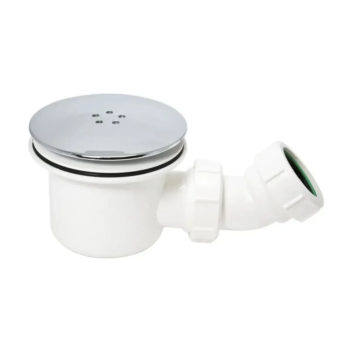 90mm Shower Trap & Waste (chrome)