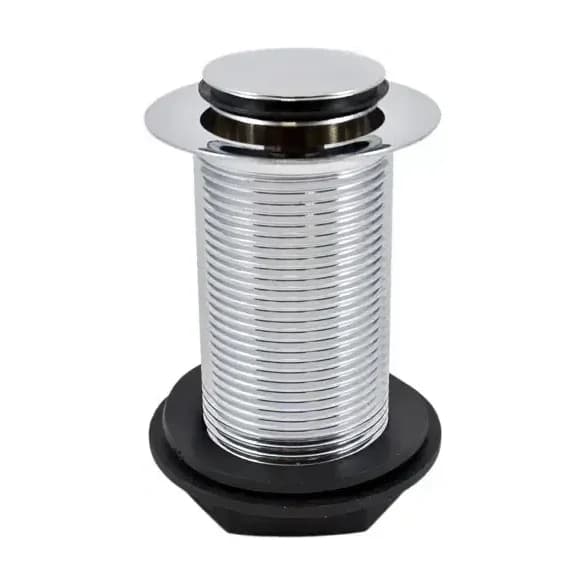 Unslotted Clicker Basin Waste (chrome)