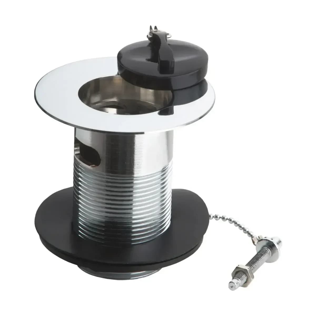 Slotted Sink Waste Poly Plug & Chain