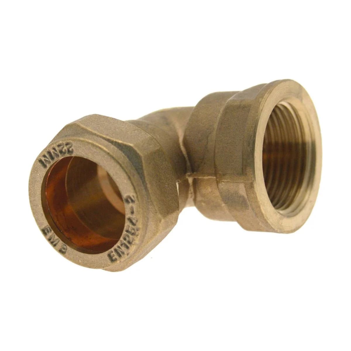 Compact Female Iron Compression Elbow
