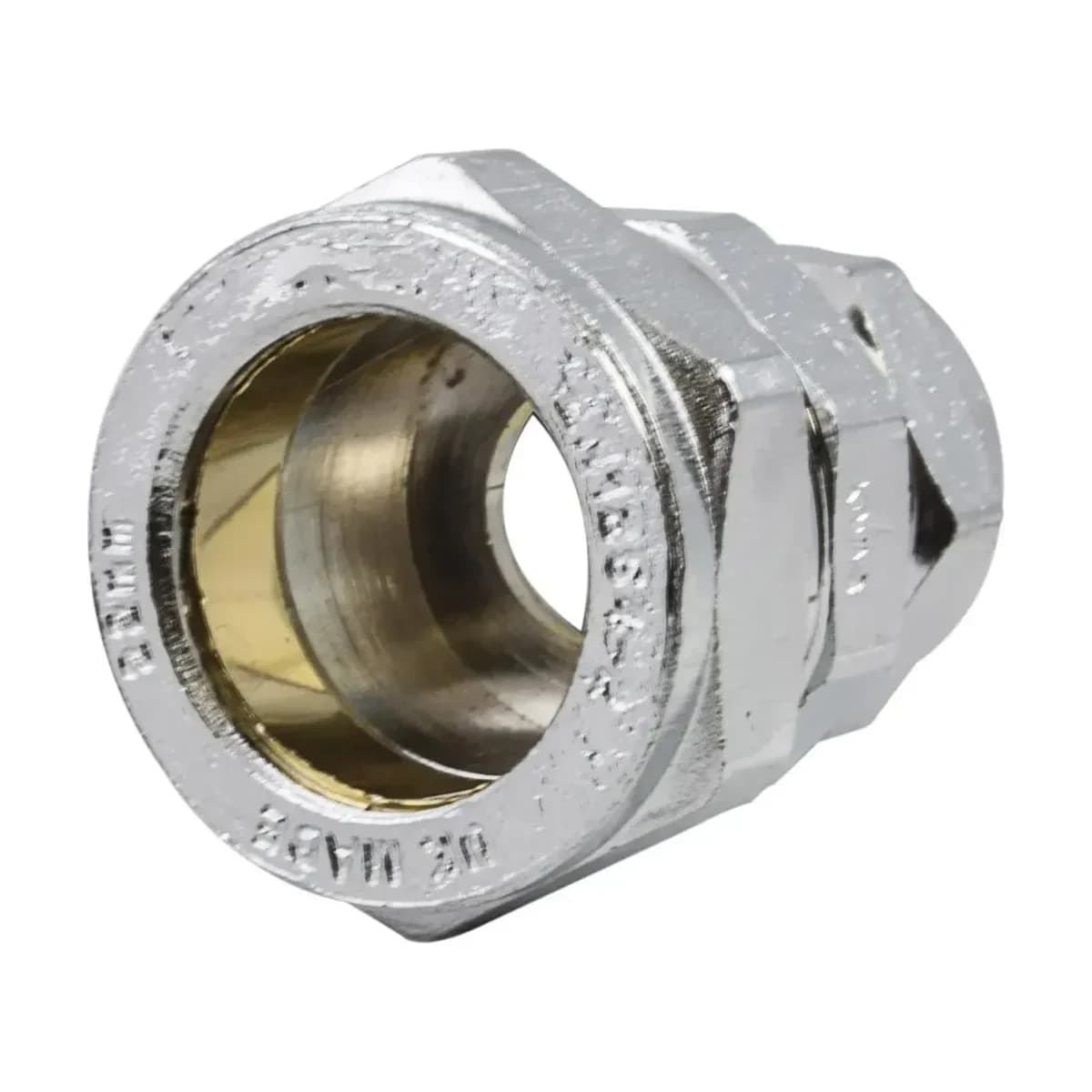 22mm x 15mm Compression Reducing Coupler - Chrome