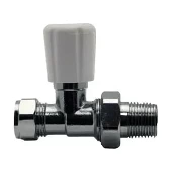 Deluxe Straight Radiator Valve 15mm