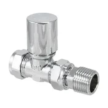 Towel Rail Anthracite Corner Twin Valve Design