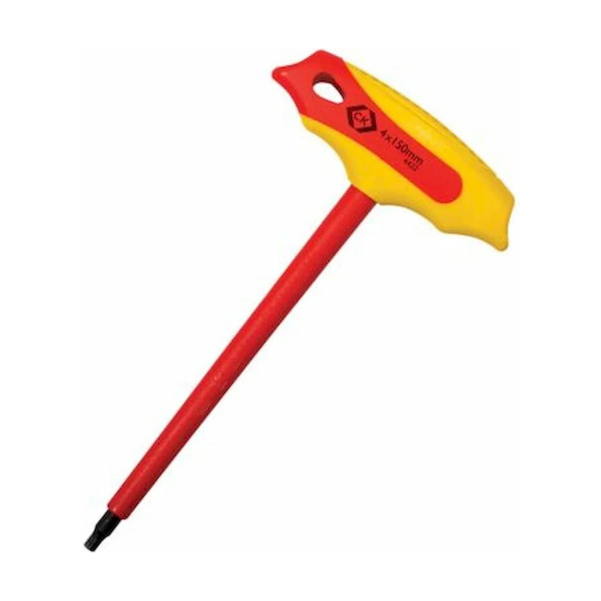 C.K T4422 04. Allen wrench 4 mm with T-handle, VDE insulated