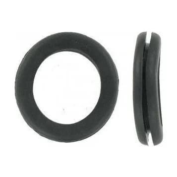 Deligo 20mm Open PVC Grommet Black