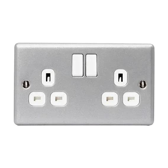 Metal Double Socket