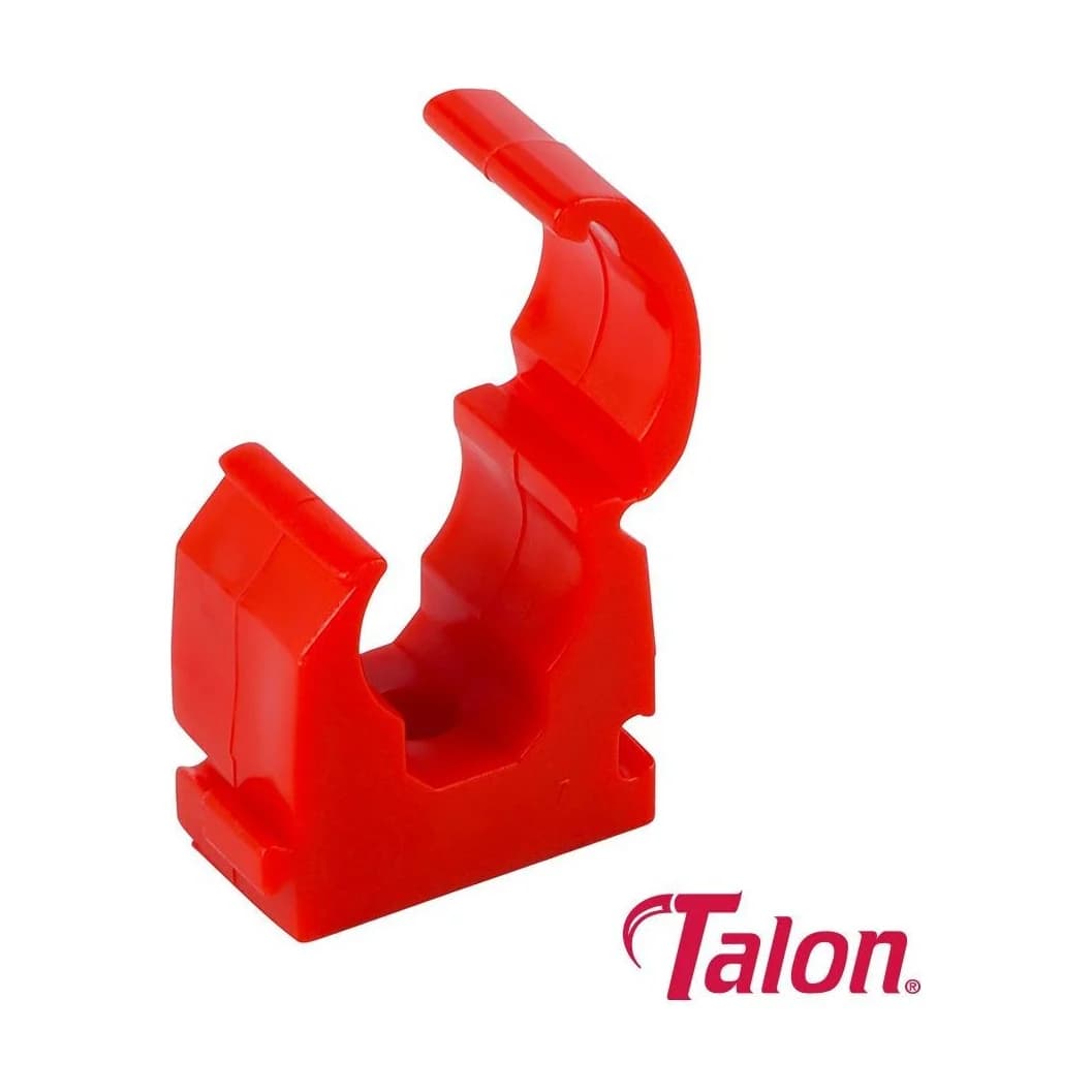 Talon Single Hinged ID Clip – Red – TS15RED – 15mm