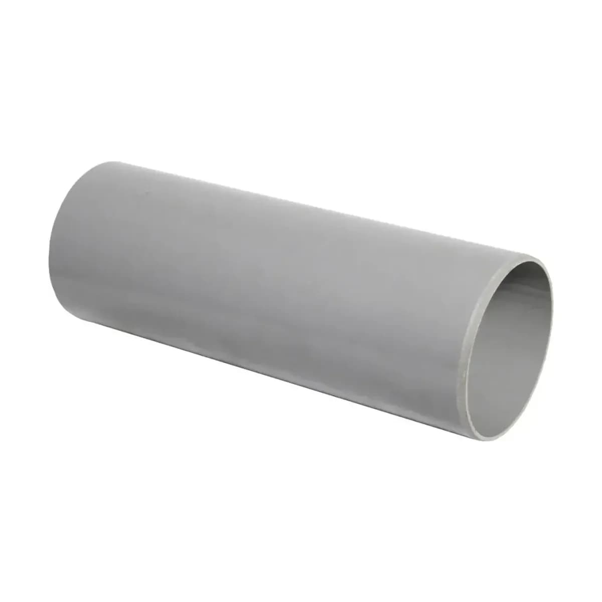 FloPlast Soil - 110mm Ring Seal PVC-U Pipe - Plain Ended - Grey