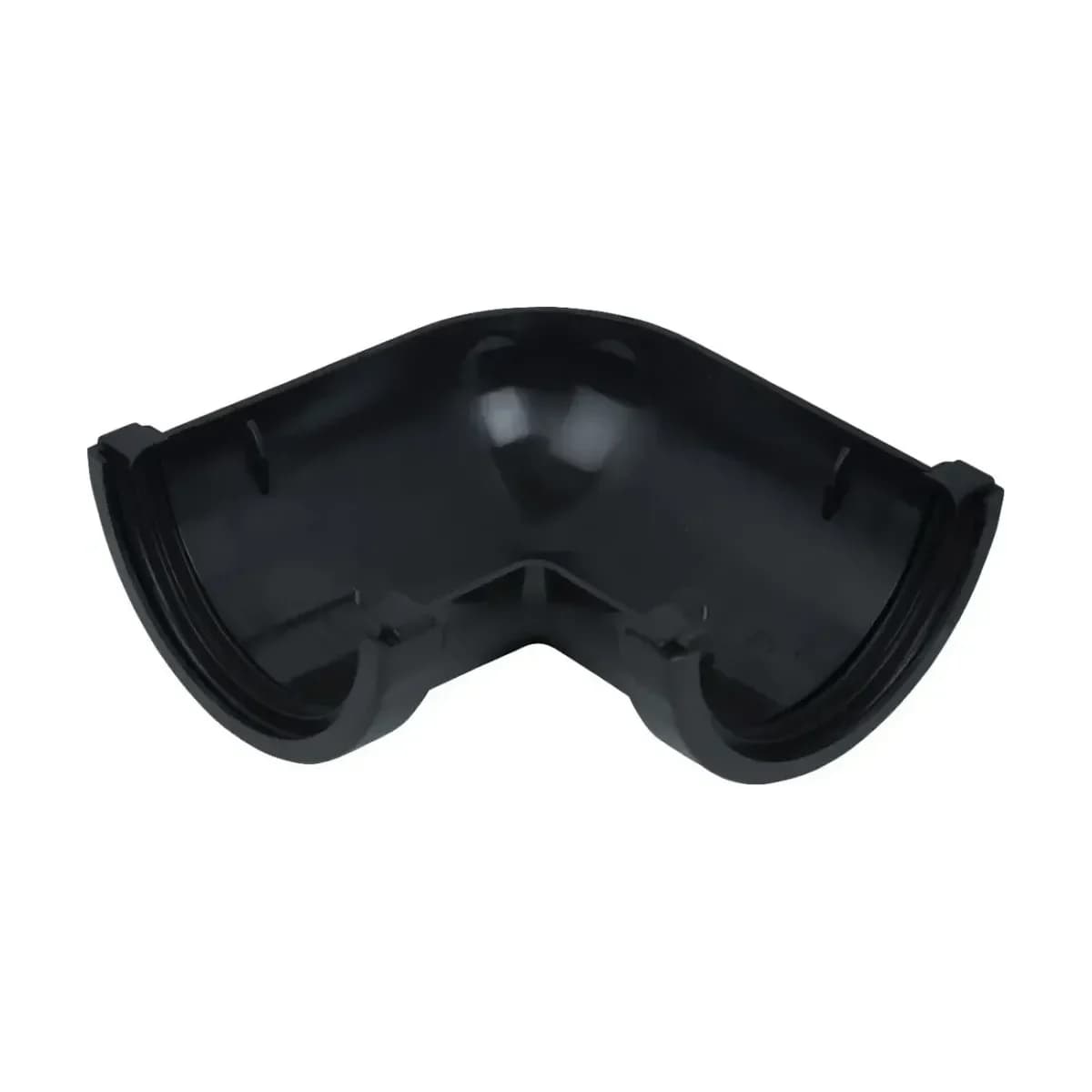 FloPlast Half Round Guttering Fitting 90° Angle - Black