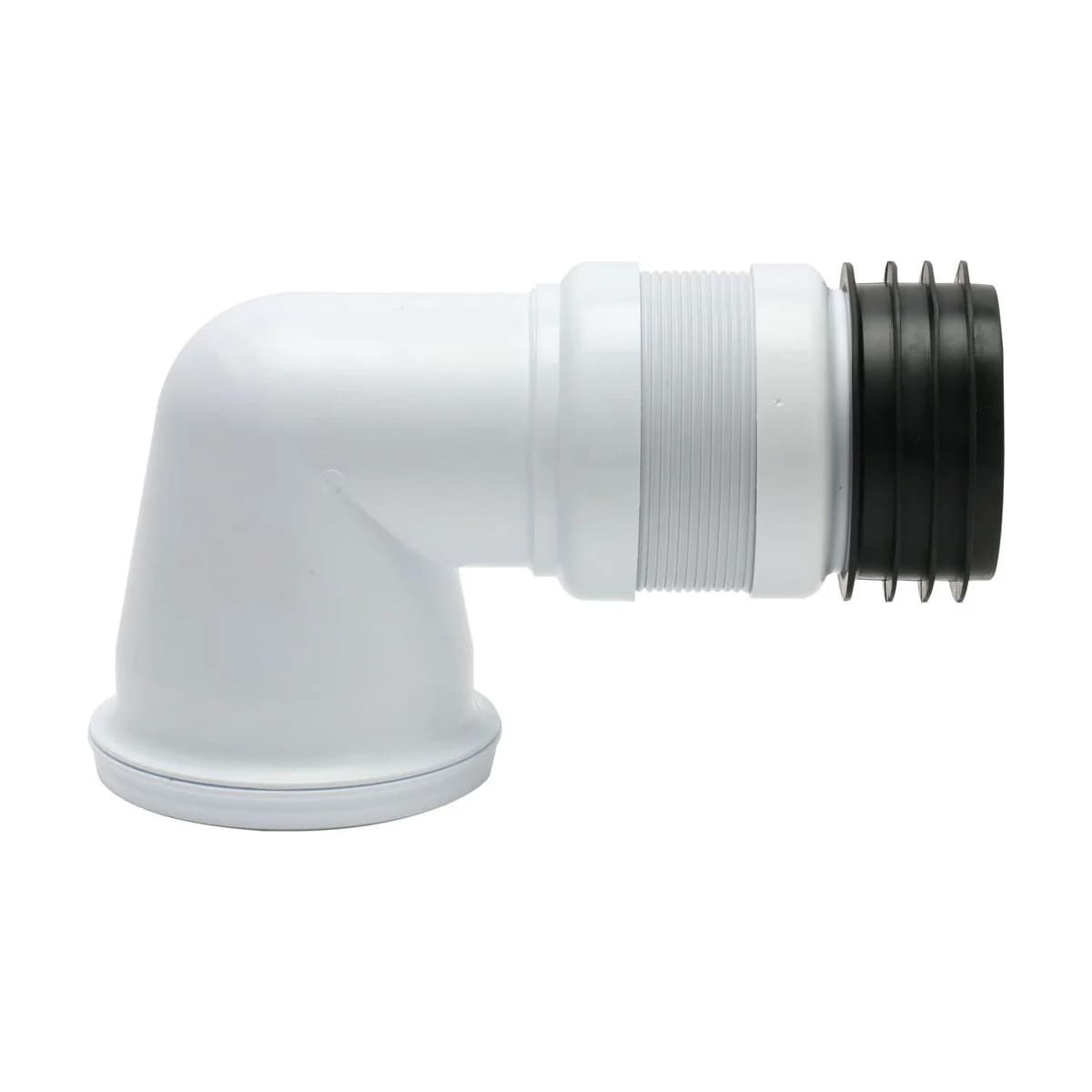 Flexible WC Pan Connector with 90° Bend 300-600mm