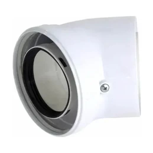 Biasi HE Vertical Flue Elbow - 80/125mm
