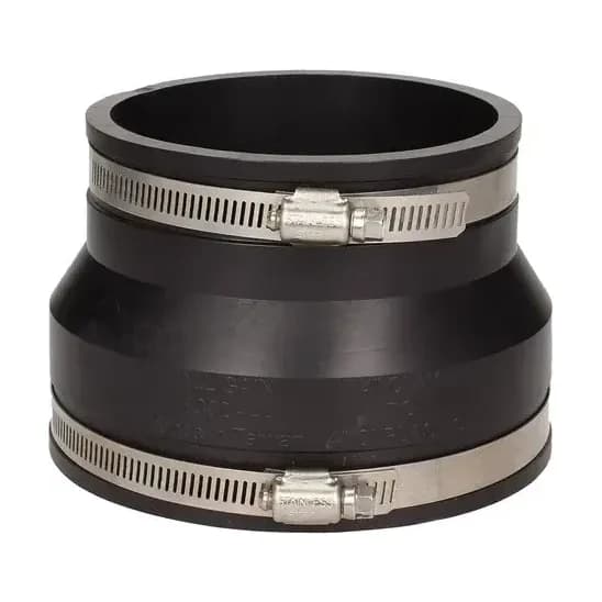4" x 4" Flexible Rubber Drainage Coupling