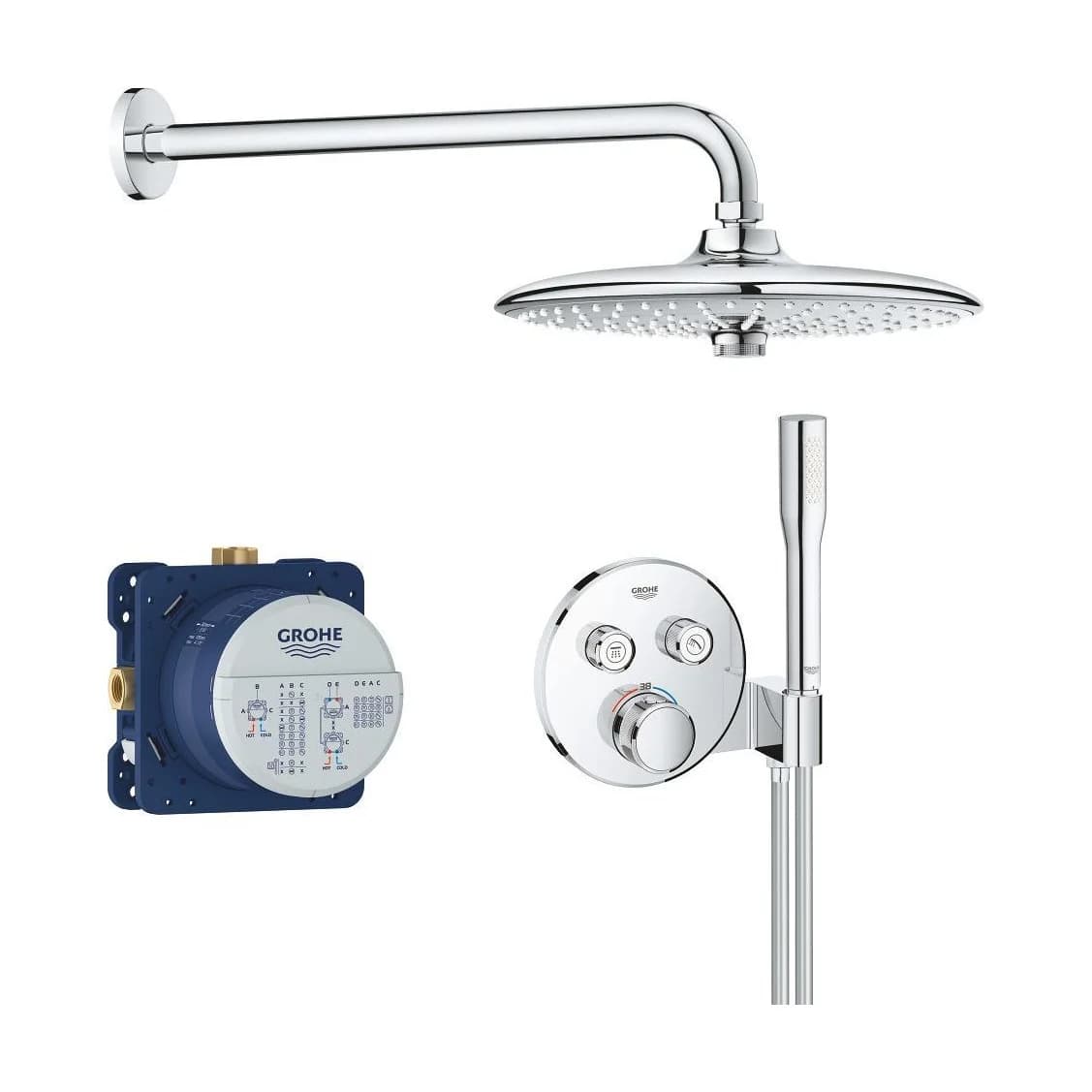 Grohtherm Smartcontrol conc. Thermostatic Bundle