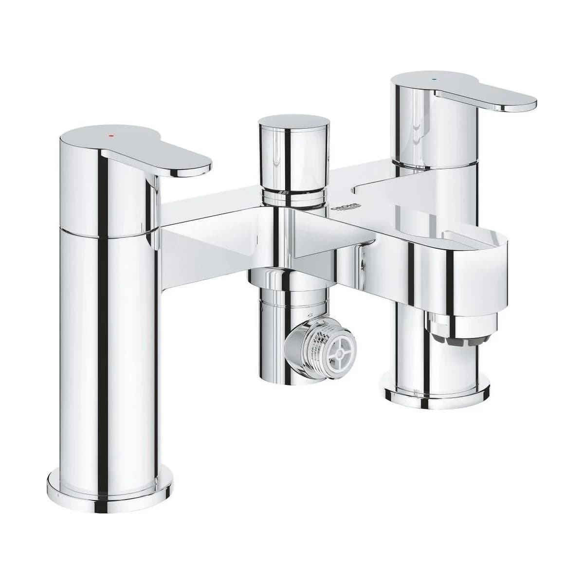 Bau Edge Deck Mounted Bath Shower Mixer