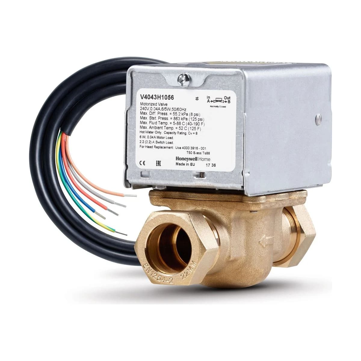 Honeywell Home 22mm 2 Port Zone Valve