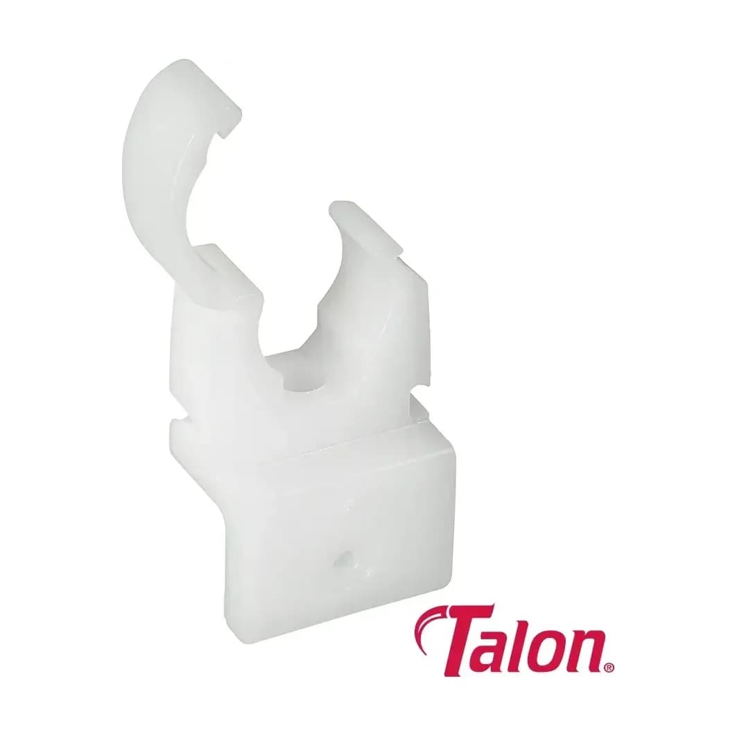 Talon EZ Joist Pipe Clips White - 15mm (100pcs)